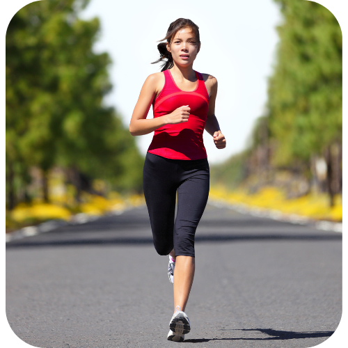 Mulher correndo